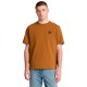тениска,мъжки,тениски,дамски,тениски,timberland,leather,badge,hw,short,sleeve,t,shirt,brown,(dark,wheat,boot)