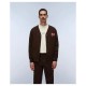 блуза,мъжки,пуловери,дамски,пуловери,napapijri,d,taranger,v,op,v,neck,sweater,brown,(demitasse)