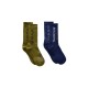чорапи,мъжки,чорапи,дамски,чорапи,napapijri,hoku,socks,2,long,socks,green,blue,(multi,m9d)