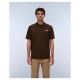 дамски,блузи,с,яка,мъжки,блузи,с,яка,napapijri,small,box,short,sleeve,polo,brown,(demitasse)