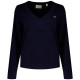 блуза,мъжки,пуловери,дамски,пуловери,gant,4802442,v,neck,sweater,blue,(evening,blue)