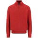 блуза,мъжки,пуловери,дамски,пуловери,fynch,hatton,1614222,half,zip,sweater,red,(brick)