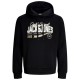 суичър,мъжки,пуловери,jack,&,jones,logo,plus,size,hoodie,black,(black)