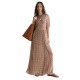 рокля,дамски,поли,и,рокли,scotch,&,soda,ufu01576t,short,sleeve,long,dress,brown,(tiles,flower,doeskin)