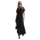 рокля,дамски,поли,и,рокли,scotch,&,soda,ufu01642t,short,sleeve,long,dress,black,(meteorite)