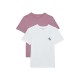 тениска,мъжки,тениски,дамски,тениски,calvin,klein,lv047c905g,short,sleeve,t,shirt,2,units,white,purple,(bright,white,dusky,orchid)