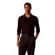 дамски,блузи,с,яка,мъжки,блузи,с,яка,calvin,klein,lv04lh240g,slim,fit,long,sleeve,polo,brown,(black)