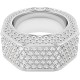 бижутерия,swarovski,5651367,ring,silver,(silver)