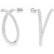 бижутерия,swarovski,dextera,earrings,silver,(silver)