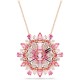 бижутерия,swarovski,idyllia,pend,big,necklace,pink,(pink)