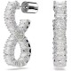 бижутерия,swarovski,hyperbola,earrings,silver,(clear)