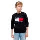 блуза,детски,блузи,tommy,hilfiger,ks0ks00709,sweatshirt,black,(black)