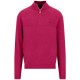 блуза,мъжки,пуловери,дамски,пуловери,fynch,hatton,1607316,half,zip,sweater,pink,(grape)