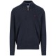 блуза,мъжки,пуловери,дамски,пуловери,fynch,hatton,1609207,half,zip,sweater,blue,(navy)
