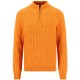 блуза,мъжки,пуловери,дамски,пуловери,fynch,hatton,1609614,half,zip,sweater,yellow,(sienna)