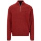 блуза,мъжки,пуловери,дамски,пуловери,fynch,hatton,1610346,half,zip,sweater,red,(brick)
