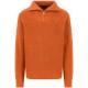 блуза,мъжки,пуловери,дамски,пуловери,fynch,hatton,1610902,half,zip,sweater,orange,(sienna)