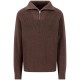 блуза,мъжки,пуловери,дамски,пуловери,fynch,hatton,1610902,half,zip,sweater,brown,(soil)