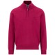 блуза,мъжки,пуловери,дамски,пуловери,fynch,hatton,1614215,half,zip,sweater,red,(grape)