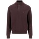 блуза,мъжки,пуловери,дамски,пуловери,fynch,hatton,1614219,half,zip,sweater,brown,(soil)