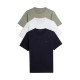 тениска,мъжки,тениски,дамски,тениски,tommy,hilfiger,um0um03870,short,sleeve,t,shirt,3,units,multicolor,(navy,blue,utility,sage,white)