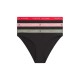 дамско,бельо,дамски,бикини,и,танкини,tommy,hilfiger,uw0uw05529,panties,3,units,black,(little,rosey,vivid,pink,utility,sage)