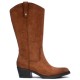 обувки,дамски,боти,мъжки,боти,refresh,17614503,heel,boots,brown,(camel)