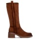обувки,дамски,боти,мъжки,боти,refresh,17617002,heel,boots,brown,(camel)