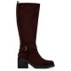 обувки,дамски,боти,мъжки,боти,refresh,17625003,heel,boots,brown,(brown)