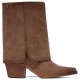 дамски,боти,мъжки,боти,xti,13072203,basic,heel,booties,brown,(taupe)