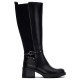 обувки,дамски,боти,мъжки,боти,xti,14608101,heel,boots,black,(black)