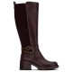 обувки,дамски,боти,мъжки,боти,xti,14608102,heel,boots,brown,(brown)