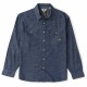 риза,с,дълъг,ръкав,дамски,ризи,мъжки,ризи,vissla,jay,bay,denim,long,sleeve,shirt,blue,(surf)