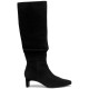 обувки,дамски,боти,мъжки,боти,clarks,shoes,edina,slouch,heel,boots,black,(black,suede)