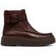 обувки,дамски,боти,мъжки,боти,clarks,shoes,torhill,buckle,booties,brown,(dark,brown,leather)