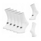 чорапи,мъжки,чорапи,дамски,чорапи,4f,cas,f476,long,socks,5,pairs,white,(white)