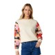 блуза,дамски,блузи,rip,curl,party,wave,printed,sleeve,sweatshirt,beige,(off,white)
