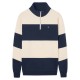 блуза,мъжки,пуловери,silbon,half,zipper,wide,stripe,half,zip,sweatshirt,blue,(navy,blue)