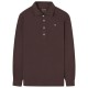 дамски,блузи,с,яка,мъжки,блузи,с,яка,silbon,long,sleeve,polo,brown,(burgundy)