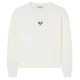блуза,дамски,блузи,silbon,lucky,love,sweatshirt,white,(ecru)