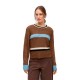 блуза,мъжки,пуловери,дамски,пуловери,vila,aggie,sweater,brown,(carafe,stripes,multi)