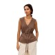 елек,дамски,сака,vila,lisa,waistcoat,brown,(carafe,detail,melange)