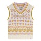 елек,мъжки,пуловери,дамски,пуловери,scotch,&,soda,183489,knitted,vest,white,(eggnog,african,violet,multi,color)