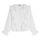 риза,с,дълъг,ръкав,дамски,ризи,мъжки,ризи,scotch,&,soda,ruched,gold,button,long,sleeve,shirt,white,(eggnog)