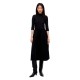 рокля,дамски,поли,и,рокли,tommy,hilfiger,slim,5x2,rib,mix,plus,size,3,4,sleeve,midi,dress,black,(black)