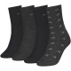 чорапи,мъжки,чорапи,дамски,чорапи,calvin,klein,701241216,socks,4,pairs,black,(black)