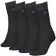чорапи,мъжки,чорапи,дамски,чорапи,calvin,klein,lurex,stripe,socks,4,pairs,black,(black)