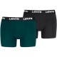 боксерки,мъжко,бельо,levi´s,®,repeat,logo,brief,boxers,2,units,green,black,(green,black)