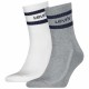 чорапи,мъжки,чорапи,дамски,чорапи,levi´s,®,sport,stripe,short,socks,2,pairs,white,grey,(grey,white)