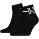 чорапи,мъжки,чорапи,дамски,чорапи,tommy,hilfiger,701241827,quarter,short,socks,2,pairs,black,(black)
